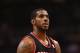 PHOENIX, AZ - OCTOBER 12: LaMarcus Aldridge #12 of the Portland Trail Blazers shoots a free throw shot during the preseason NBA game against the Phoenix Suns at US Airways Center on October 12, 2012 in Phoenix, Arizona. The Suns defeated the Trail Blazers 104-93. NOTE TO USER: User expressly acknowledges and agrees that, by downloading and or using this photograph, User is consenting to the terms and conditions of the Getty Images License Agreement. (Photo by Christian Petersen/Getty Images)