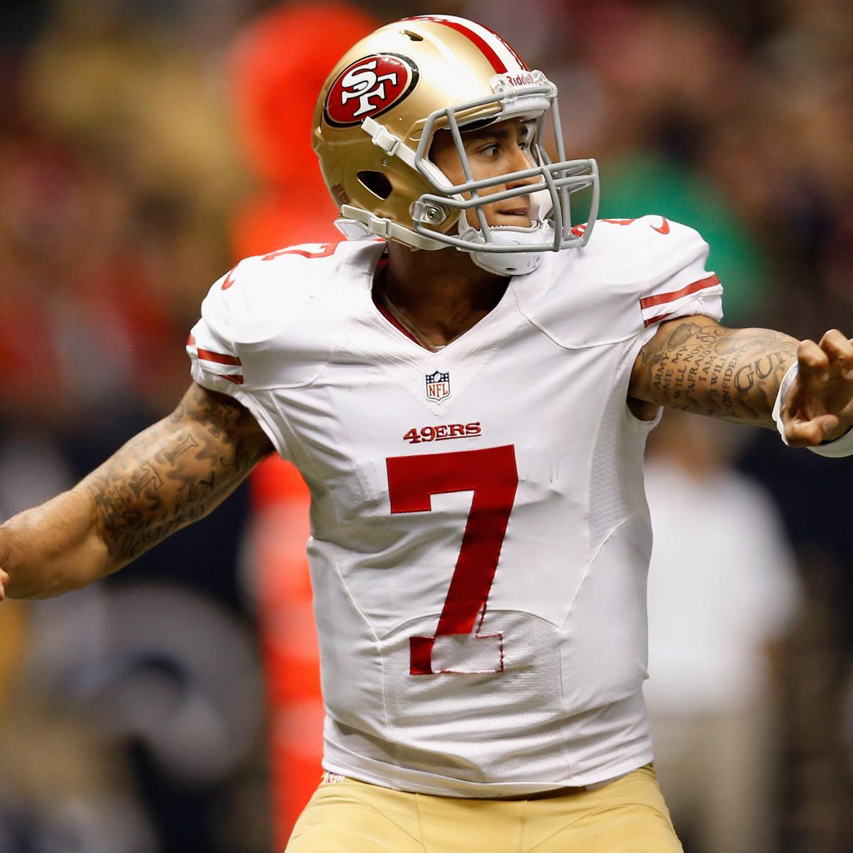 Colin Kaepernick Fantasy Projection For 49ers Qb Vs Rams In Week 13 News Scores Highlights