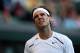 LONDON, ENGLAND - JUNE 28: Rafael Nadal of Spain reacts during his Gentlemen's Singles second round match against Lukas Rosol of the Czech Republic on day four of the Wimbledon Lawn Tennis Championships at the All England Lawn Tennis and Croquet Club on June 28, 2012 in London, England. (Photo by Clive Rose/Getty Images)