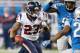 DETROIT, MI - NOVEMBER 22: Arian Foster #23 of the Houston Texans look for running room while playing the Detroit Lions at Ford Field on November 22, 2012 in Detroit, Michigan. (Photo by Gregory Shamus/Getty Images)