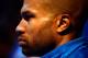 OKLAHOMA CITY, OK - JUNE 12: Derek Fisher #37 of the Oklahoma City Thunder looks on before taking on the Miami Heat in Game One of the 2012 NBA Finals at Chesapeake Energy Arena on June 12, 2012 in Oklahoma City, Oklahoma. NOTE TO USER: User expressly acknowledges and agrees that, by downloading and or using this photograph, User is consenting to the terms and conditions of the Getty Images License Agreement. (Photo by Ronald Martinez/Getty Images)