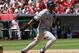 ANAHEIM, CA - AUGUST 27: Bernie Williams #51 of the New York Yankees swings at the putch during the game against the Los Angeles Angels of Anaheim at Angel Stadium in Anaheim, California. The Yankees won 11-8. (Photo by Lisa Blumenfeld/Getty Images)