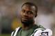 PHILADELPHIA - AUGUST 30: Bart Scott #57 of the New York Jets stands on the sidelines during a preseason game against the New York Jets at Lincoln Financial Field on August 30, 2012 in Philadelphia, Pennsylvania. (Photo by Jeff Zelevansky/Getty Images)