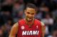 Nov. 17, 2012; Phoenix, AZ, USA; Miami Heat center Chris Bosh (1) reacts on the court during the game against the Phoenix Suns in the second half at US Airways Center. The Heat defeated the Suns 97-88. Mandatory Credit: Jennifer Stewart-US PRESSWIRE