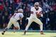 COLLEGE PARK, MD - NOVEMBER 17: Quarterback EJ Manuel #3 hands the ball off to running back Devonta Freeman #8 of the Florida State Seminoles during the first half against the Maryland Terrapins at Byrd Stadium on November 17, 2012 in College Park, Maryland. (Photo by Rob Carr/Getty Images)