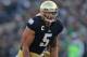 SOUTH BEND, IN - NOVEMBER 17: Manti T'eo #5 of the Notre Dame Fighting Irish moves against the Wake Forest Demon Deacons at Notre Dame Stadium on November 17, 2012 in South Bend, Indiana. Notre Dame defeated Wake Forest 38-0. (Photo by Jonathan Daniel/Getty Images)