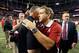 ATLANTA, GA - DECEMBER 01: Head coaches Nick Saban of the Alabama Crimson Tide (R) shakes hands with Mark Richt of the Georgia Bulldogs following Alabama's 32-28 win in the SEC Championship Game at the Georgia Dome on December 1, 2012 in Atlanta, Georgia. (Photo by Kevin C. Cox/Getty Images)