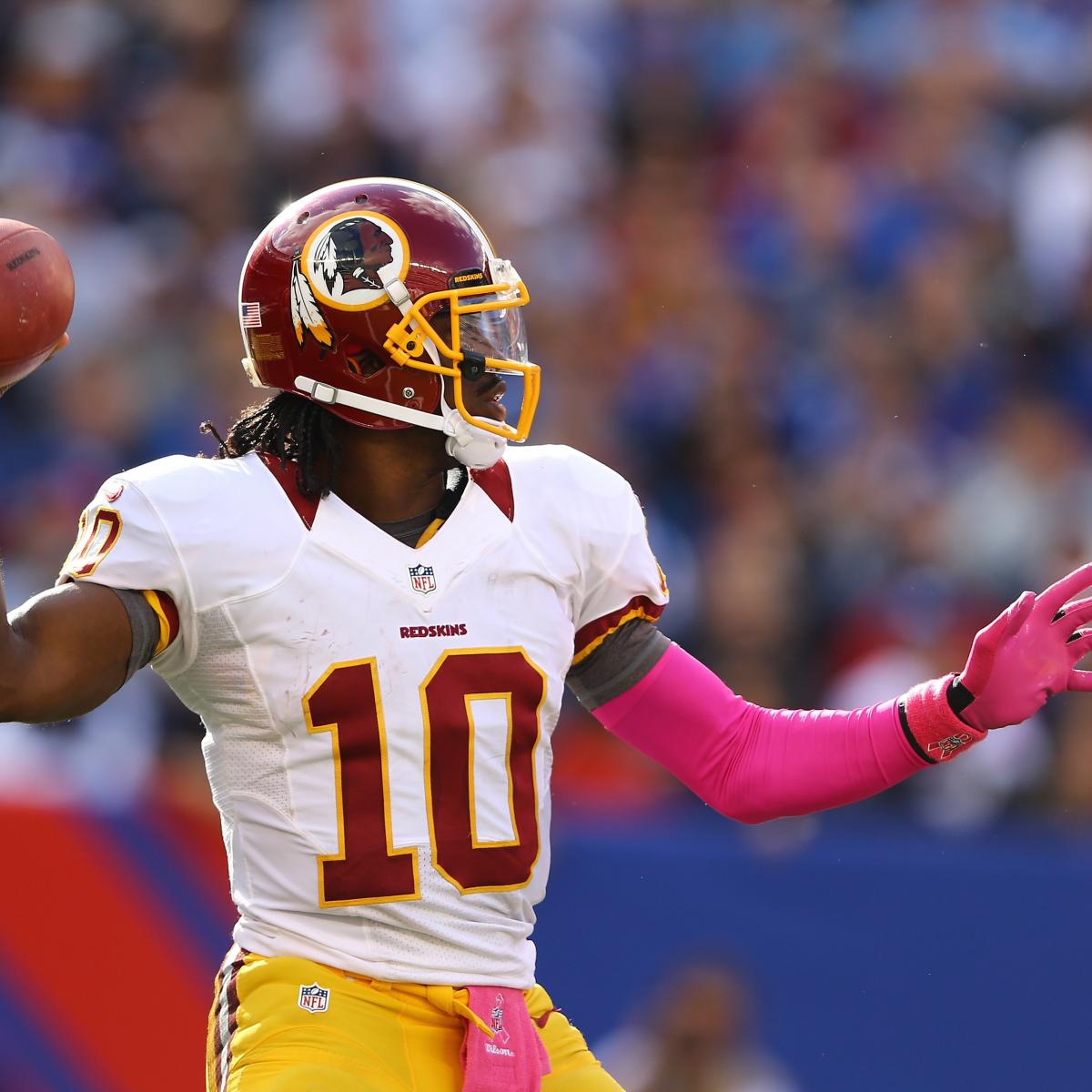 Robert Griffin III Predicting RGIII's Stats vs. New York Giants News
