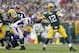 GREEN BAY, WI - DECEMBER 2: Aaron Rodgers #12 of the Green Bay Packers throws a pass against the Minnesota Vikings at Lambeau Field on December 2, 2012 in Green Bay, Wisconsin. The Packers defeated the Vikings 23-14. (Photo by Wesley Hitt/Getty Images)