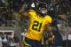 BERKELEY, CA - OCTOBER 06: Wide receiver Keenan Allen #21 of the California Golden Bears celebrates after scoring a touchdown against the UCLA Bruins during the second quarter at California Memorial Stadium on October 6, 2012 in Berkeley, California. (Photo by Jason O. Watson/Getty Images)