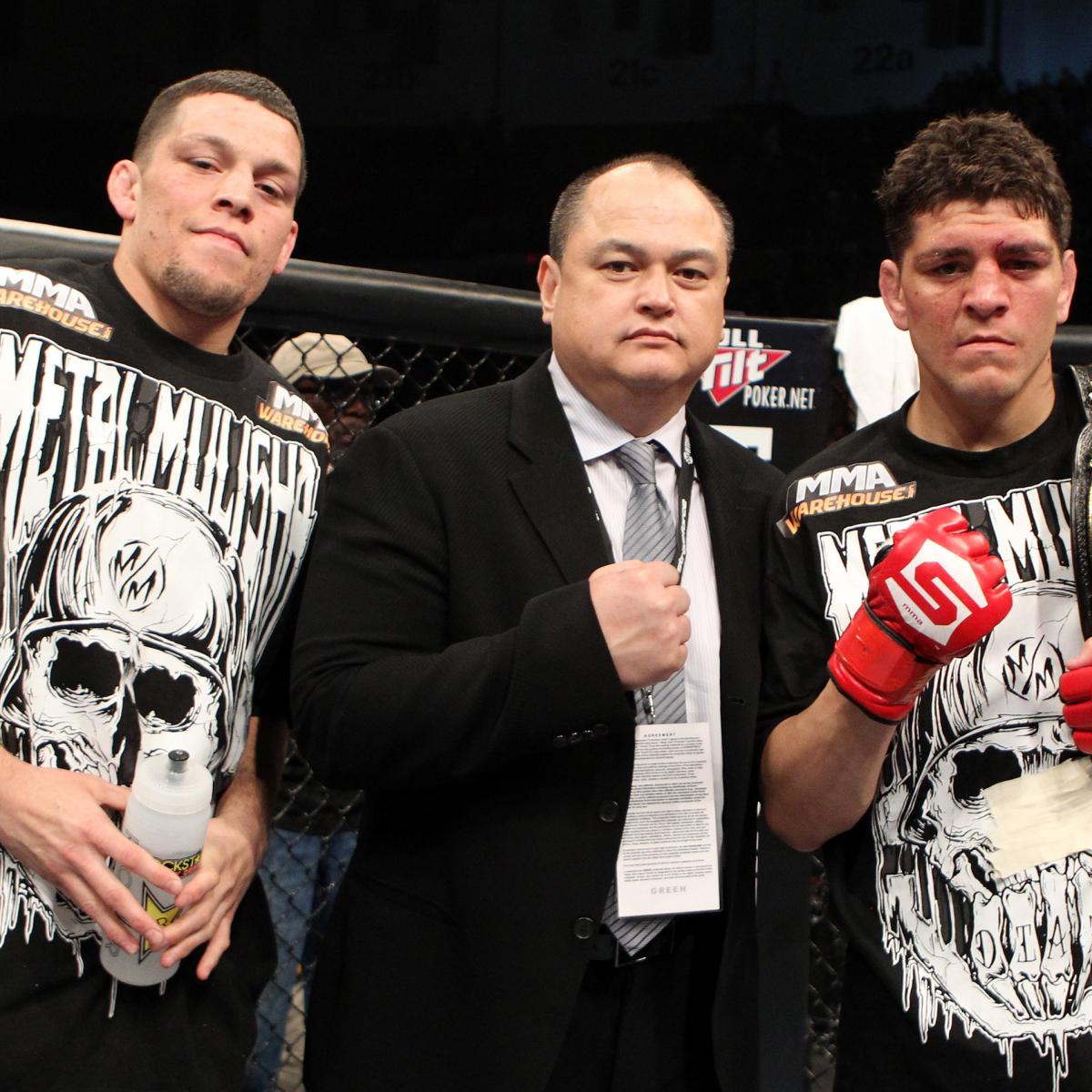 Nate and Nick Diaz: 10 Most Controversial Moments from the UFC's Diaz Brothers | Bleacher Report | Latest News, Videos and Highlights