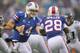 ORCHARD PARK, NY - DECEMBER 02: Ryan Fitzpatrick #14 of the Buffalo Bills hands off to C.J. Spiller #28 of the Buffalo Bills against the Jacksonville Jaguars at Ralph Wilson Stadium on December 2, 2012 in Orchard Park, New York. Buffalo won 34-18. (Photo by Rick Stewart/Getty Images)
