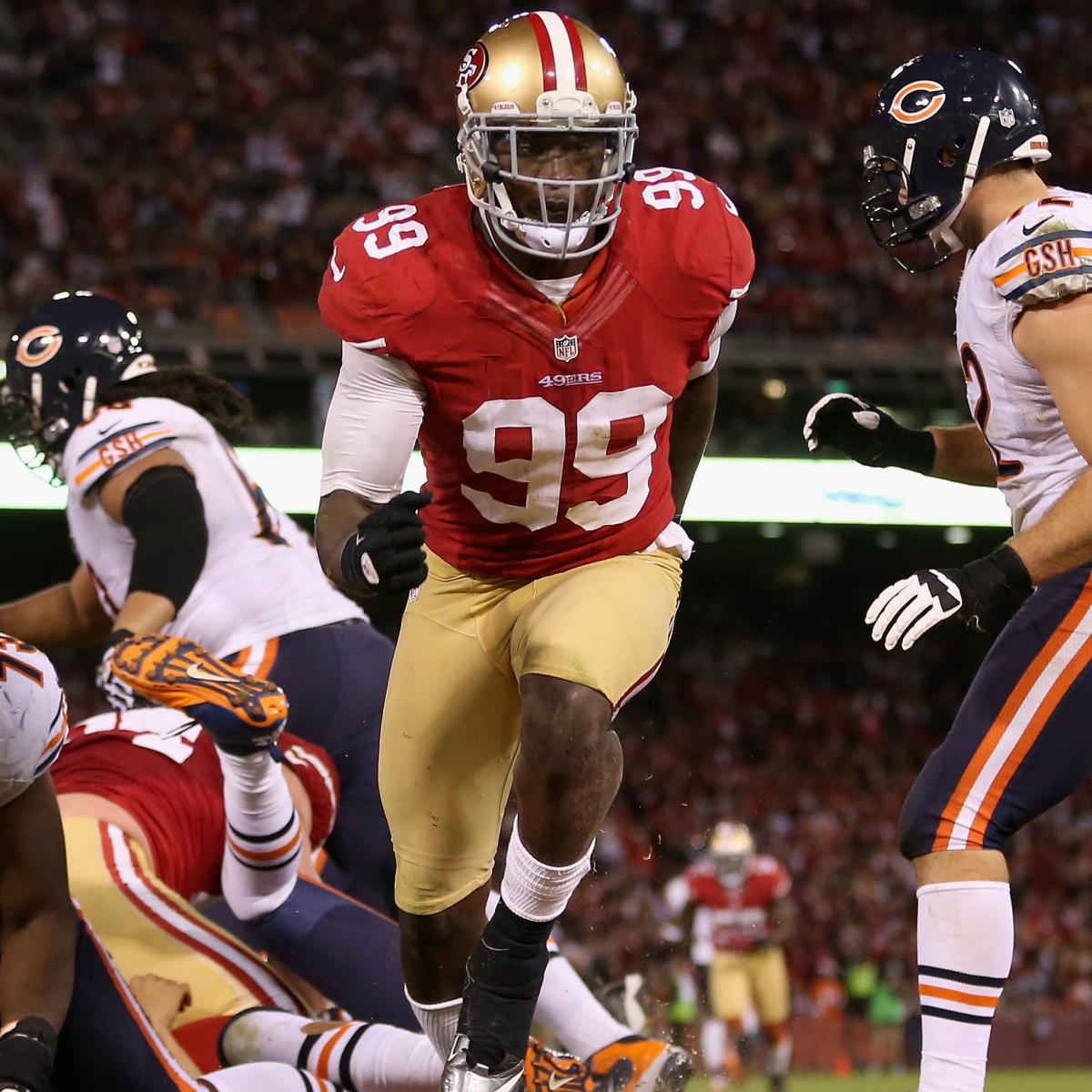 49ers Aldon Smith Will Break Michael Strahan's NFL Single-Season Sack Record | Bleacher Report ...