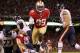 SAN FRANCISCO, CA - NOVEMBER 19: Aldon Smith #99 of the San Francisco 49ers reacts after making a tackle against the Chicago Bears at Candlestick Park on November 19, 2012 in San Francisco, California. (Photo by Ezra Shaw/Getty Images)