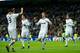 MADRID, SPAIN - DECEMBER 04: Cristiano Ronaldo (C) of Real Madrid celebrates scoring his sides opening goal with his teammate Karim Benzema during the UEFA Champions League Group D match between Real Madrid CF and Ajax Amsterdam at the Estadio Santiago Bernabeu on December 4, 2012 in Madrid, Spain. (Photo by Jasper Juinen/Getty Images)