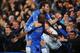 LONDON, ENGLAND - OCTOBER 28: Ramires of Chelsea celebrates his goal with Juan Mata during the Barclays Premier League match between Chelsea and Manchester United at Stamford Bridge on October 28, 2012 in London, England. (Photo by Michael Regan/Getty Images)