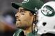 EAST RUTHERFORD, NJ - NOVEMBER 22: Quarterback Mark Sanchez #6 of the New York Jets looks on near the end of the game against the New England Patriots at MetLife Stadium on November 22, 2012 in East Rutherford, New Jersey. The Patriots defeated the Jets 49-19. (Photo by Rich Schultz /Getty Images)