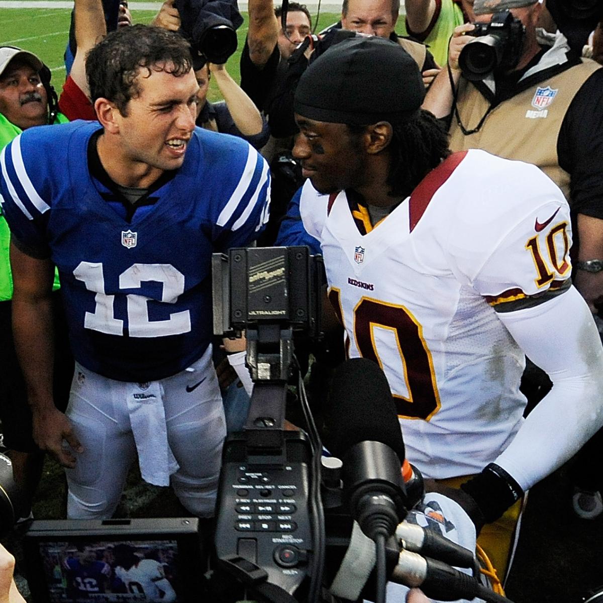 Andrew Luck vs Robert Griffin III: Which QB Made the Stronger Case at  Combine?, News, Scores, Highlights, Stats, and Rumors