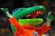OMAHA, NE - MARCH 16: Albert, the mascot of the Florida Gators performs against the Virginia Cavaliers during the second round of the 2012 NCAA Men's Basketball Tournament at CenturyLink Center on March 16, 2012 in Omaha, Nebraska. (Photo by Doug Pensinger/Getty Images)