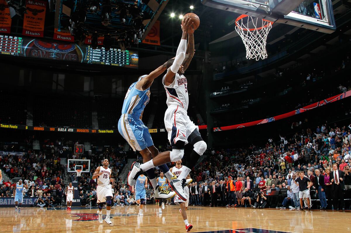 Josh Smith's Clutch Dunk Shows Up Iggy and the Nuggets Bleacher