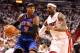 New York Knicks Carmelo Anthony, Miami Heat's LeBron James