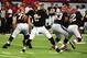 ATLANTA, GA - NOVEMBER 29: Matt Ryan #2 of the Atlanta Falcons passes against the New Orleans Saints at the Georgia Dome on November 29, 2012 in Atlanta, Georgia (Photo by Scott Cunningham/Getty Images)