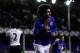 LIVERPOOL, ENGLAND - JANUARY 27: Marouane Fellaini of Everton celebrates scoring his team's second goal during the FA Cup Fourth Round match between Everton and Fulham at Goodison Park on January 27, 2012 in Liverpool, England. (Photo by Alex Livesey/Getty Images)