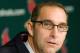 ST. LOUIS, MO - NOVEMBER 14: St. Louis Cardinals general manager John Mozeliak introduces Mike Matheny as the new manager during a press conference at Busch Stadium on November 14, 2011 in St. Louis, Missouri. (Photo by Jeff Curry/Getty Images)