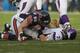 CHICAGO, IL - NOVEMBER 25: Shea McClellin #99 of the Chicago Bears knocks down Christian Ponder #7 of the Minnesota Vikings at Soldier Field on November 25, 2012 in Chicago, Illinois. The Bears defeated the Vikings 28-10. (Photo by Jonathan Daniel/Getty Images)