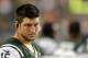 PHILADELPHIA - AUGUST 30: Tim Tebow #15 of the New York Jets stands on the sidelines during a preseason game against the New York Jets at Lincoln Financial Field on August 30, 2012 in Philadelphia, Pennsylvania. (Photo by Jeff Zelevansky/Getty Images)