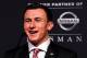 NEW YORK, NY - DECEMBER 08: Heisman finalists quarterback Johnny Manziel of the Texas A&M University Aggies speaks during a press conference prior to the 78th Heisman Trophy Presentation at the Marriott Marquis on December 8, 2012 in New York City. (Photo by Mike Stobe/Getty Images)