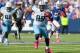 ORCHARD PARK, NY - OCTOBER 21: Jared Cook #89 of the Tennessee Titans runs after a catch agains the Buffalo Bills at Ralph Wilson Stadium on October 21, 2012 in Orchard Park, New York. (Photo by Rick Stewart/Getty Images)