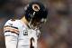 MINNEAPOLIS, MN - DECEMBER 09: Quarterback Jay Cutler#6 of the Chicago Bears walks back to the huddle after throwing a incomplete pass against the Minnesota Vikings at Mall of America Field on December 9, 2012 in Minneapolis, Minnesota. (Photo by Matthew Stockman/Getty Images)