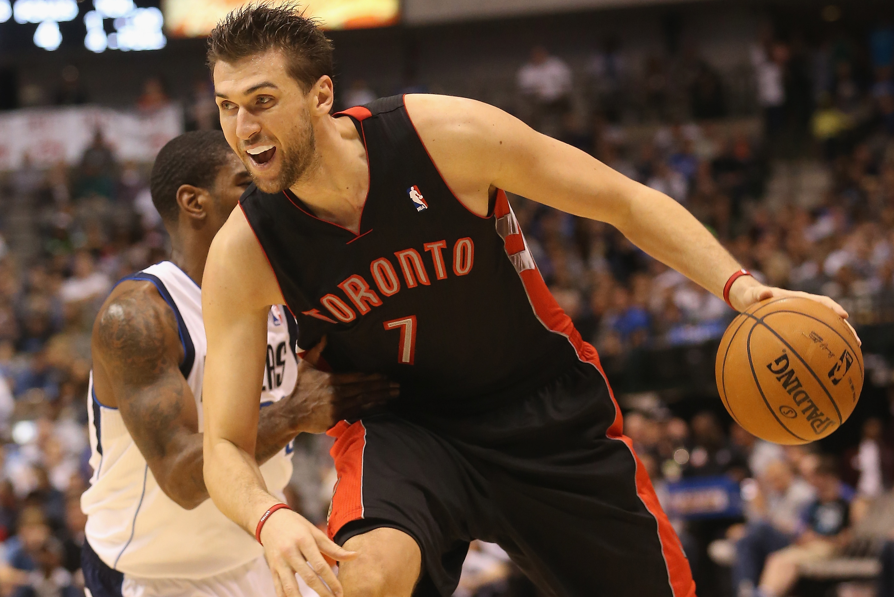 Andrea Bargnani injury: Raptors big man has torn ligaments in elbow 