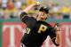 PITTSBURGH, PA - AUGUST 14: Kevin Correia #29 of the Pittsburgh Pirates delivers a pitch during the game against the Los Angeles Dodgers on August 14, 2012 at PNC Park in Pittsburgh, Pennsylvania. (Photo by Joe Sargent/Getty Images)