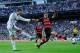 MADRID, SPAIN - OCTOBER 20: Cristiano Ronaldo of Real Madrid CF competes for the ball with Andres Jose Tunez of RC Celta de Vigo during the La Liga match between Real Madrid CF and RC Deportivo La Coruna at Bernabeu on October 20, 2012 in Madrid, Spain. (Photo by Gonzalo Arroyo Moreno/Getty Images)