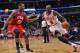 Dec 1, 2012; Chicago, IL, USA; Chicago Bulls small forward Luol Deng (9) is defended by Philadelphia 76ers power forward Lavoy Allen (50) during the second half at the United Center. The Bulls beat 76ers 93-88. Mandatory Credit: Rob Grabowski-USA TODAY Sports