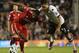 LONDON, ENGLAND - MAY 09: Glen Johnson of Liverpool fights for the ball with Clint Dempsey of Fulham during the Barclays Premier League match between Fulham and Liverpool at Craven Cottage on May 9, 2011 in London, England. (Photo by Scott Heavey/Getty Images)