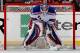 NEWARK, NJ - MAY 25: Henrik Lundqvist #30 of the New York Rangers looks on from goal against the New Jersey Devils in Game Six of the Eastern Conference Final during the 2012 NHL Stanley Cup Playoffs at the Prudential Center on May 25, 2012 in Newark, New Jersey. (Photo by Bruce Bennett/Getty Images)
