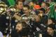 SOUTH BEND, IN - OCTOBER 13: Players and fans of the Notre Dame Fighting Irish celebrate a win over the Stanford Cardinal at Notre Dame Stadium on October 13, 2012 in South Bend, Indiana. Notre Dame defeated Stanford 20-13 in overtime. (Photo by Jonathan Daniel/Getty Images)