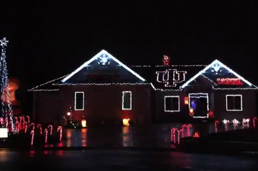 Indiana Lights And Power Christmas Nombember 10 2022 Super Fan Drops $10K On Indiana Hoosiers Christmas Lights Display |  Bleacher Report | Latest News, Videos And Highlights