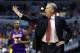 WASHINGTON, DC - DECEMBER 14: Head coach Mike D'Antoni of the Los Angeles Lakers motions from the bench as Kobe Bryant #24 comes up the floor against the Washington Wizards at Verizon Center on December 14, 2012 in Washington, DC. NOTE TO USER: User expressly acknowledges and agrees that, by downloading and or using this photograph, User is consenting to the terms and conditions of the Getty Images License Agreement. (Photo by Rob Carr/Getty Images)