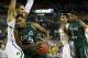 November 13, 2012; Ann Arbor, MI, USA; Cleveland State Vikings forward Anton Grady (15) is defended by Michigan Wolverines forward Jordan Morgan (52) in the second half of a preseason NIT game at Crisler Center. Michigan won 77-47. Mandatory Credit: Rick Osentoski-USA TODAY Sports