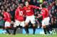 MANCHESTER, ENGLAND - DECEMBER 15: Robin van Persie of Manchester United celebrates his goal during the Barclays Premier League match between Manchester United and Sunderland at Old Trafford on December 15, 2012 in Manchester, England. (Photo by Clive Mason/Getty Images)