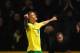 NORWICH, ENGLAND - NOVEMBER 17: Anthony Pilkington of Norwich City celebrates his opening goal during the Barclays Premier League match between Norwich City and Manchester United at Carrow Road on November 17, 2012 in Norwich, England. (Photo by Christopher Lee/Getty Images)