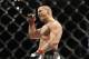 Dec 15, 2012; Las Vegas, NV, USA; Pat Barry celebrates his win over Shane Del Rosario during their heavyweight bout in the Ultimate Fighter Finale at The Joint at the Hard Rock Hotel and Casino.Barry won by KO. Mandatory Credit: Josh Holmberg-USA TODAY Sports