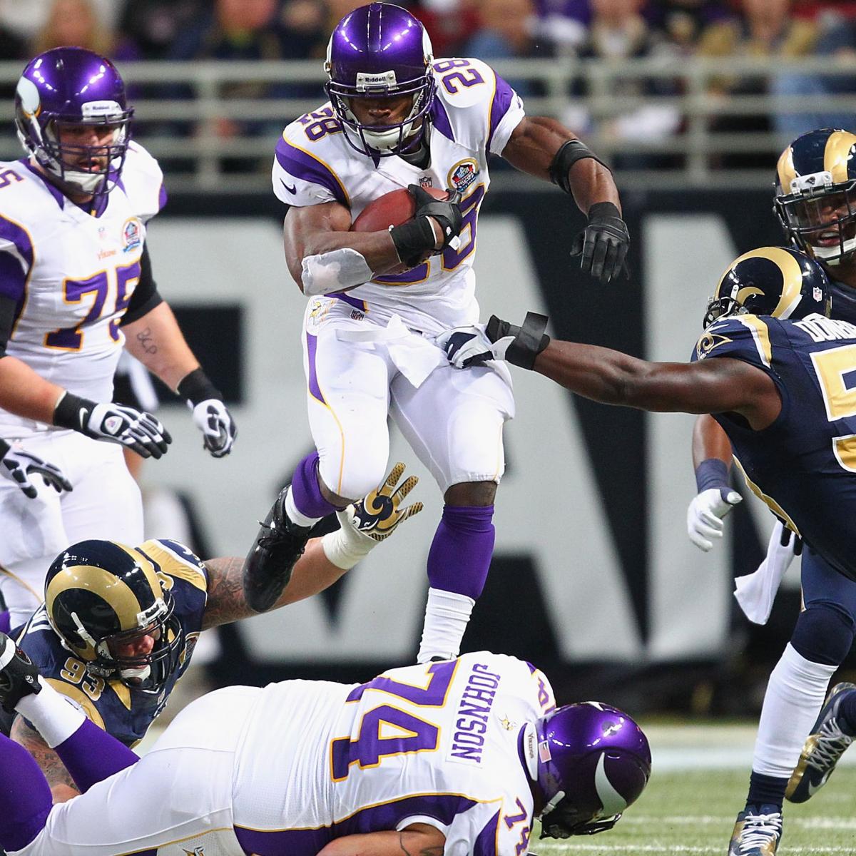 Fantasy Football Adrian Peterson Leads 24Member 'Week 15 Dream Team