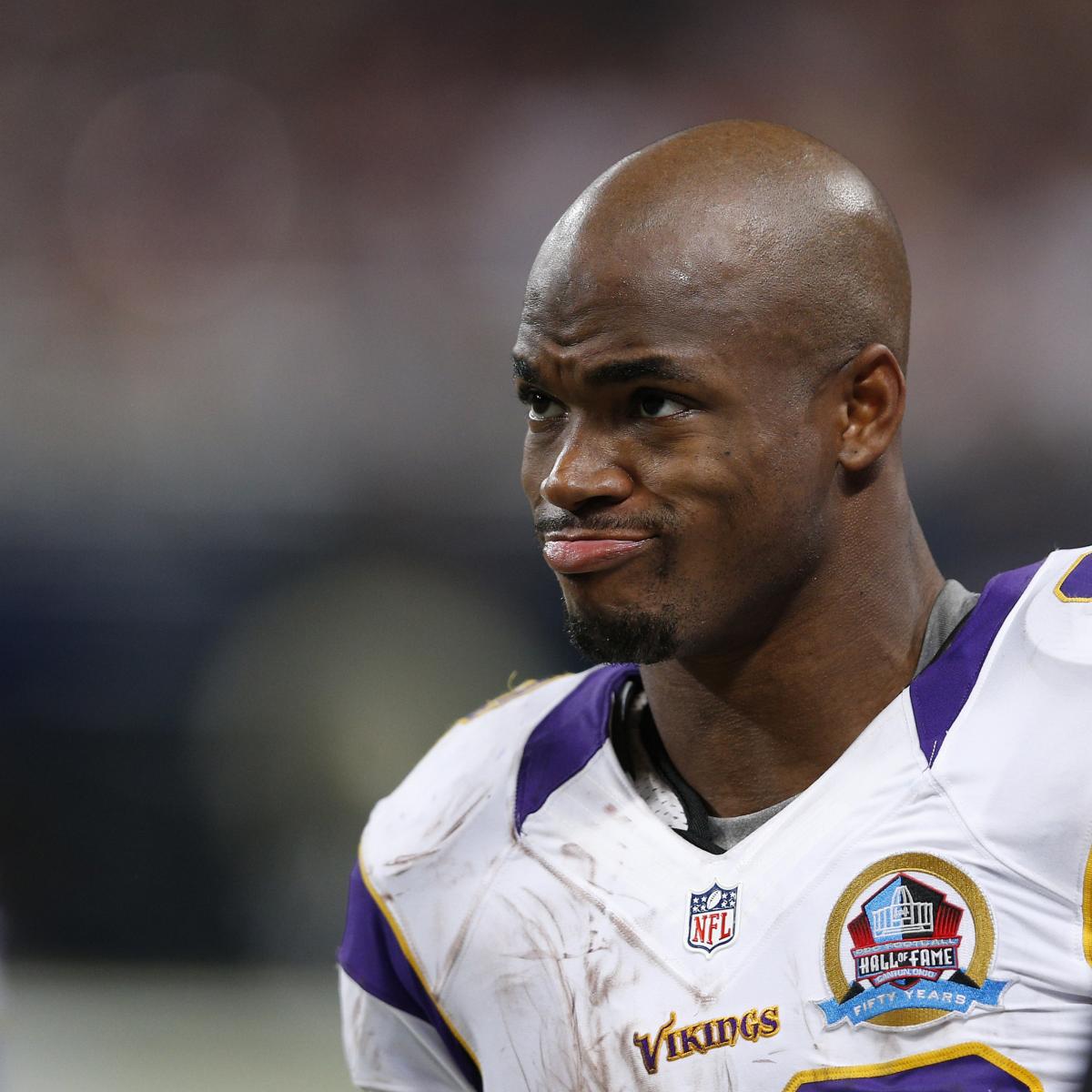 Adrian Peterson Fantasy Outlook for RecordChasing RB vs. Texans in