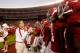 TUSCALOOSA, AL - OCTOBER 22: Head coach Nick Saban of the Alabama Crimson Tide leads his team on the field to face the Tennessee Volunteers at Bryant-Denny Stadium on October 22, 2011 in Tuscaloosa, Alabama. (Photo by Kevin C. Cox/Getty Images)