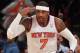 NEW YORK, NY - DECEMBER 13: Carmelo Anthony #7 of the New York Knicks sinks a three pointer against the Los Angeles Lakers in the first quarter at Madison Square Garden on December 13, 2012 in New York City. NOTE TO USER: User expressly acknowledges and agrees that, by downloading and/or using this photograph, user is consenting to the terms and conditions of the Getty Images License Agreement. (Photo by Bruce Bennett/Getty Images)